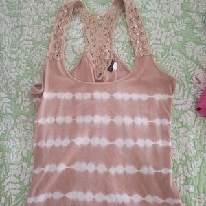 VENUS racer back tank with sparkles